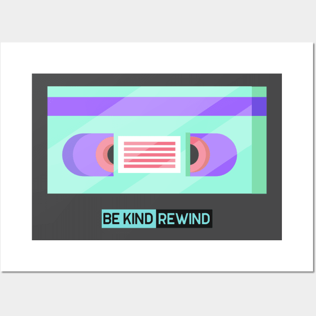 Be Kind Rewind Vintage 1980's Wall Art by Ghost Of A Chance 